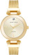 Anne Klein Gold-Tone Champagne Sunray Dial Diamond Accent Bangle Ladies Watch AK/5076CHGB