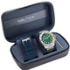 Nautica Koh May Bay Recycled Stainless Steel and Silicone Mens Watch Box Set NAPKMS307