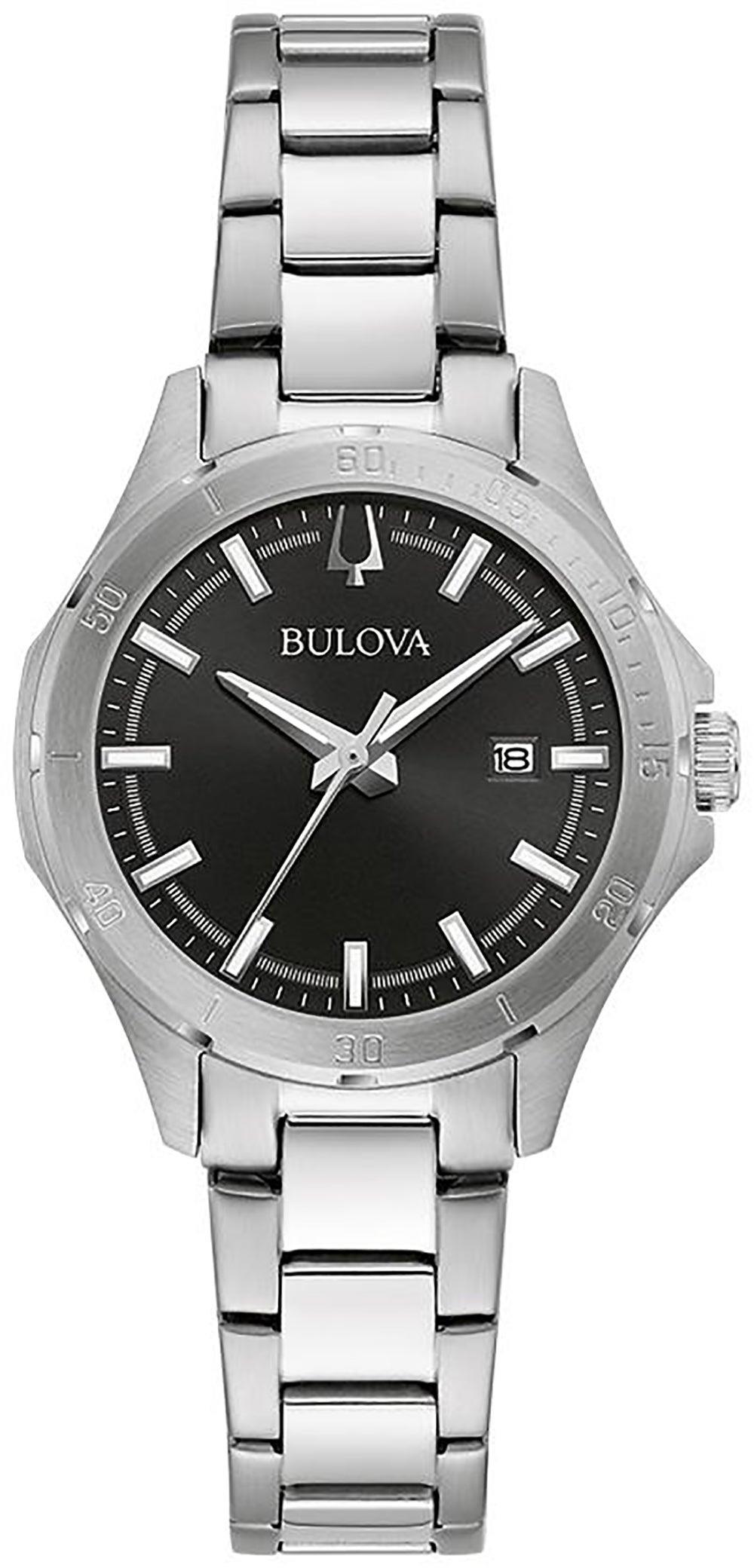 Bulova Sport Classic Stainless Steel Ladies Watch 96M161 - Jacob