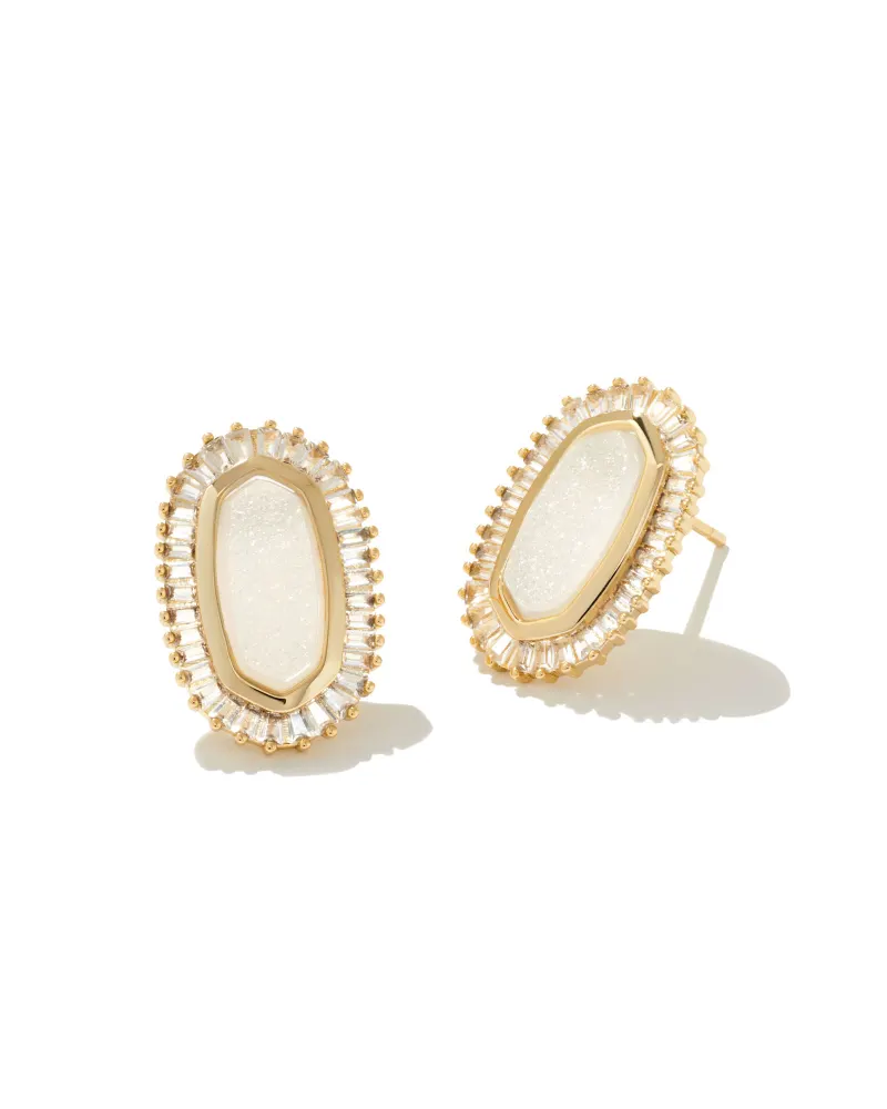Designer Gold Rivet Stud Earrings – 2nd Chance Trinkets