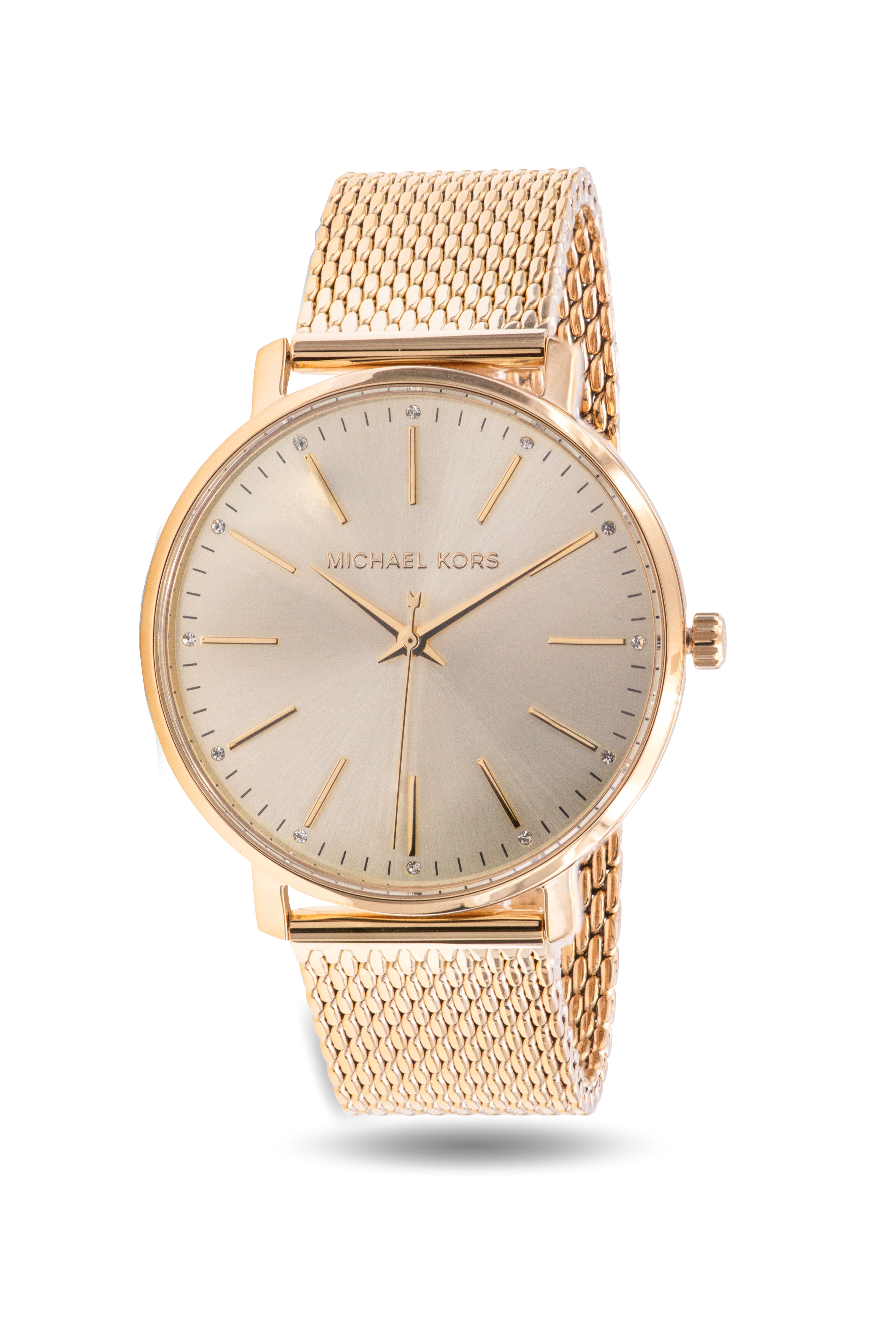 Michael Kors Pyper Gold-Tone Mesh Ladies Watch MK4339 - Jacob Time Inc