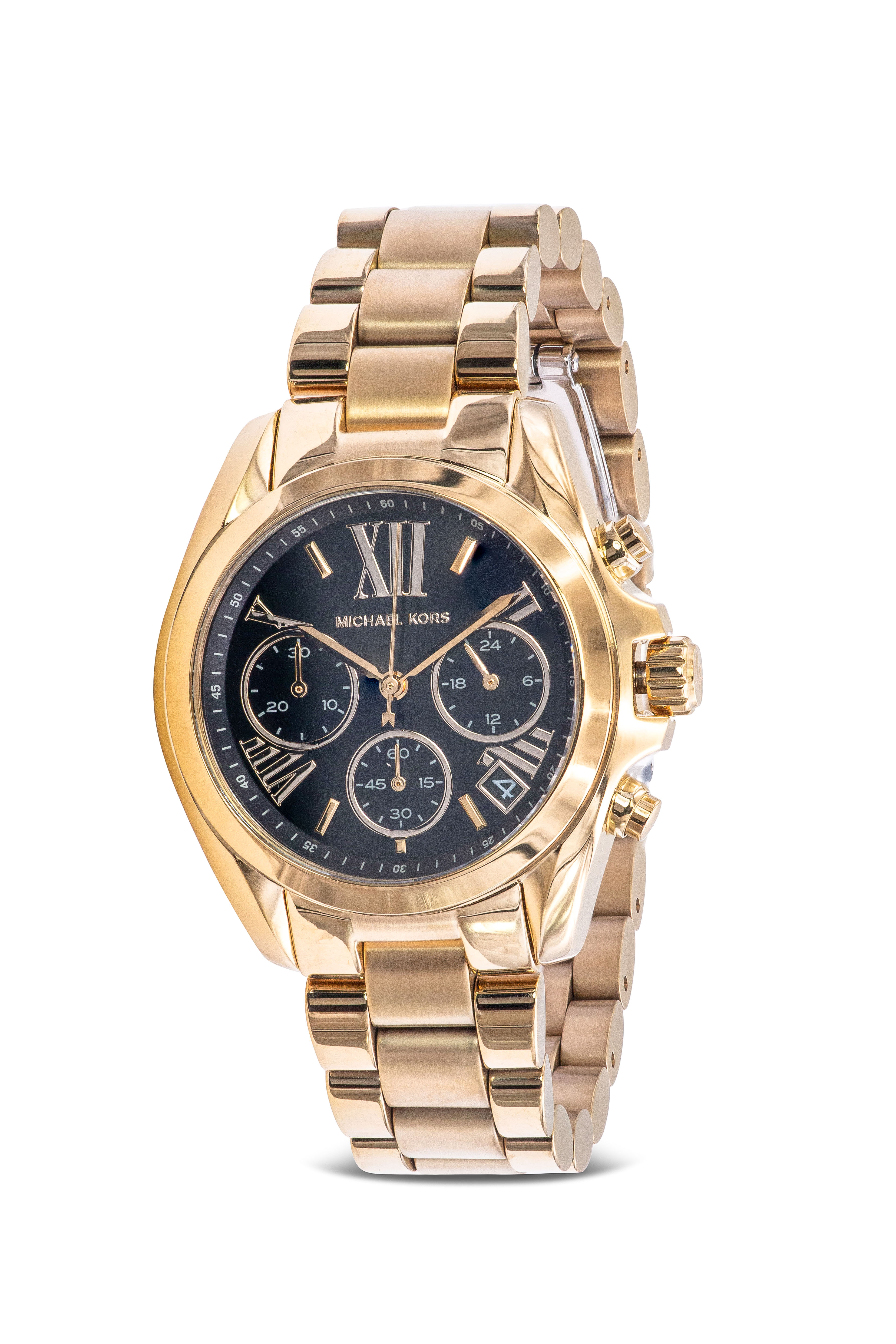Michael Kors Bradshaw Chronograph Gold-Tone Watch MK6959 - Time Inc