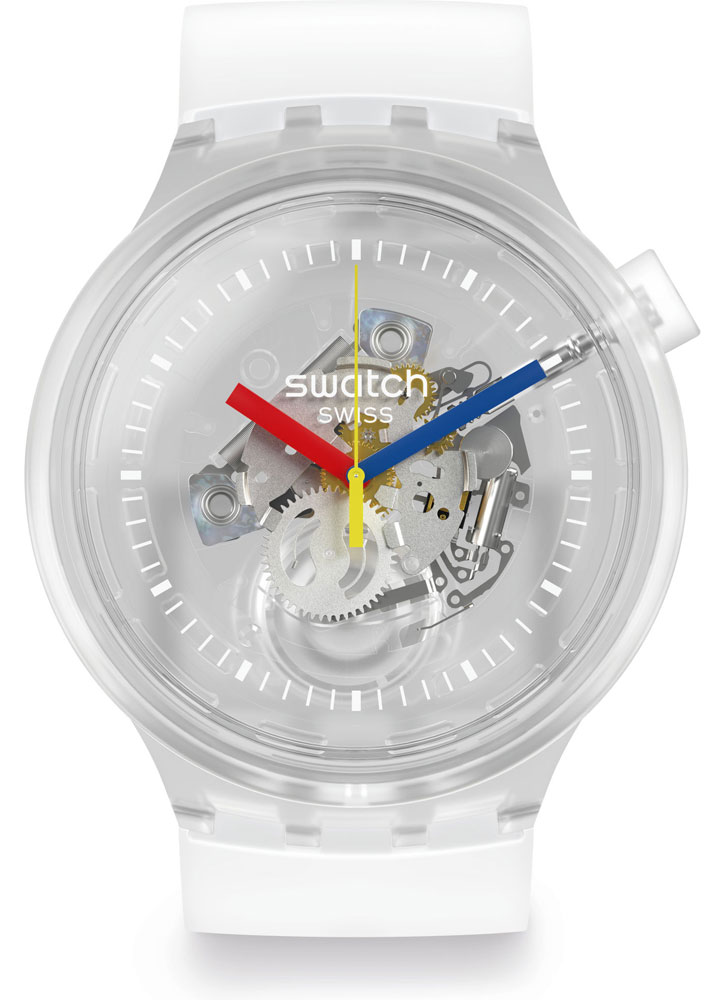 Swatch BIG BOLD JELLYFISH Silicone Unisex Watch SO27E100 - Jacob