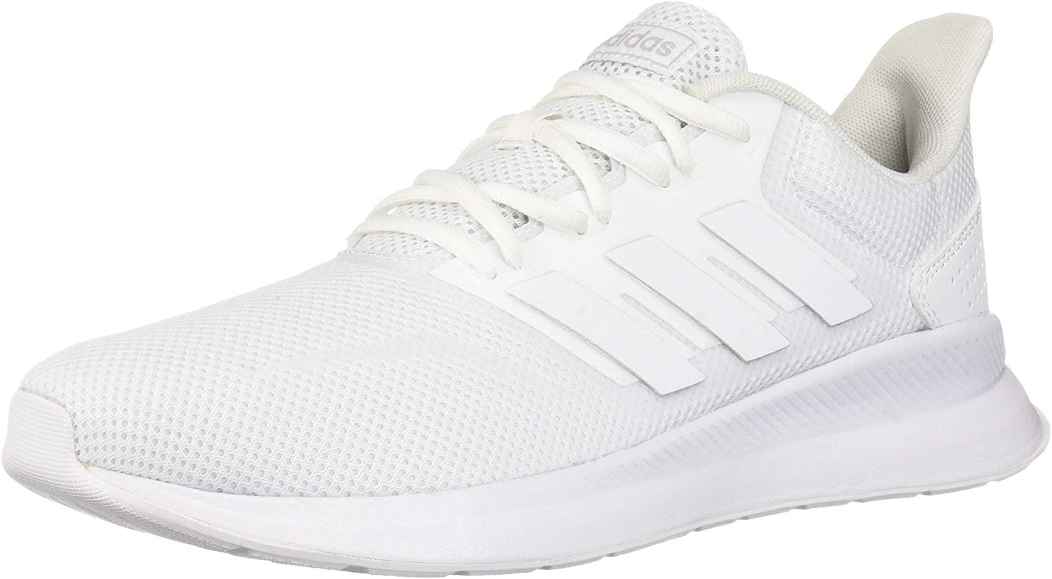 Adidas women's falcon running clearance shoe white