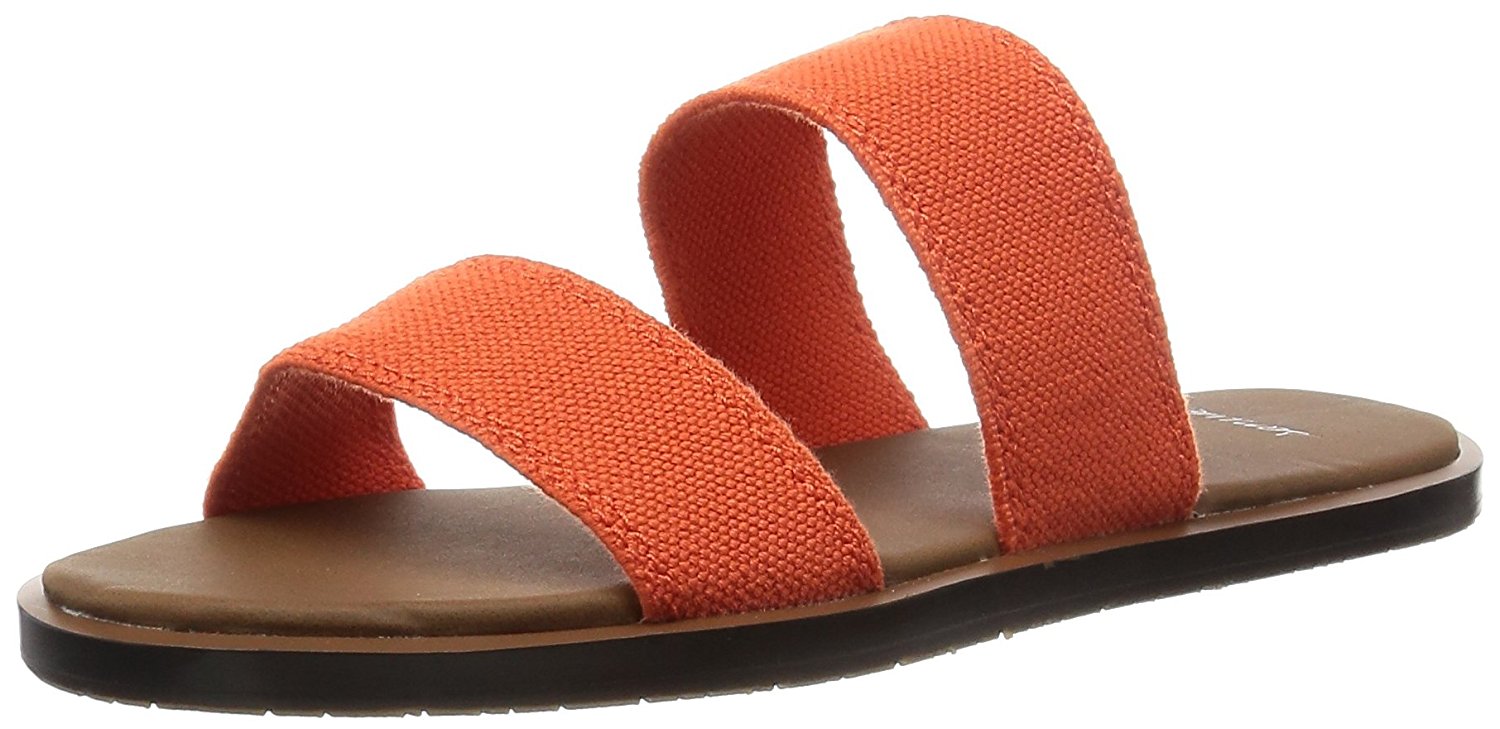 Sanuk Womens Yoga Gora Gora Sandals Flame Size 5 1011618 FLA 5