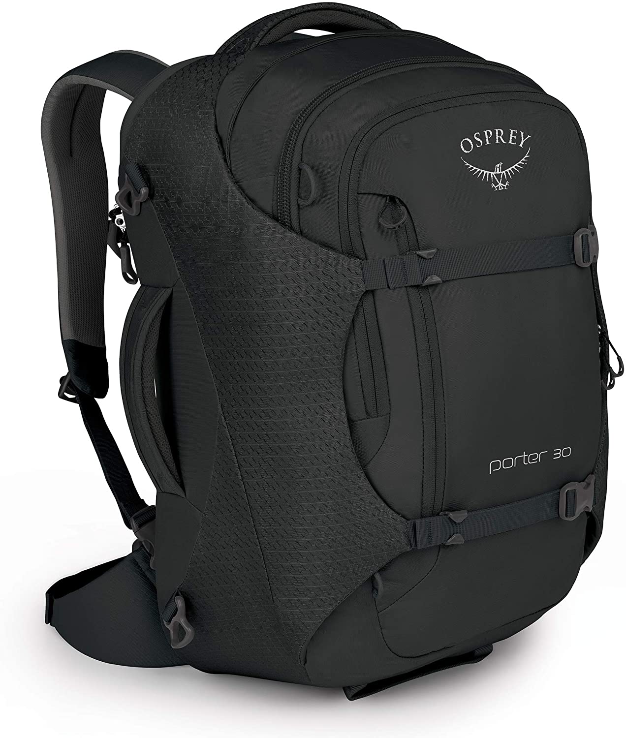 Osprey Porter 30 Travel Backpack - Black 10002593 - Jacob Time Inc