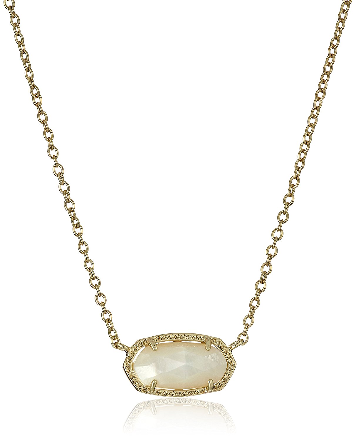 Kendra Scott Signature Elisa Gold Plated Ivory Mother-Of-Pearl