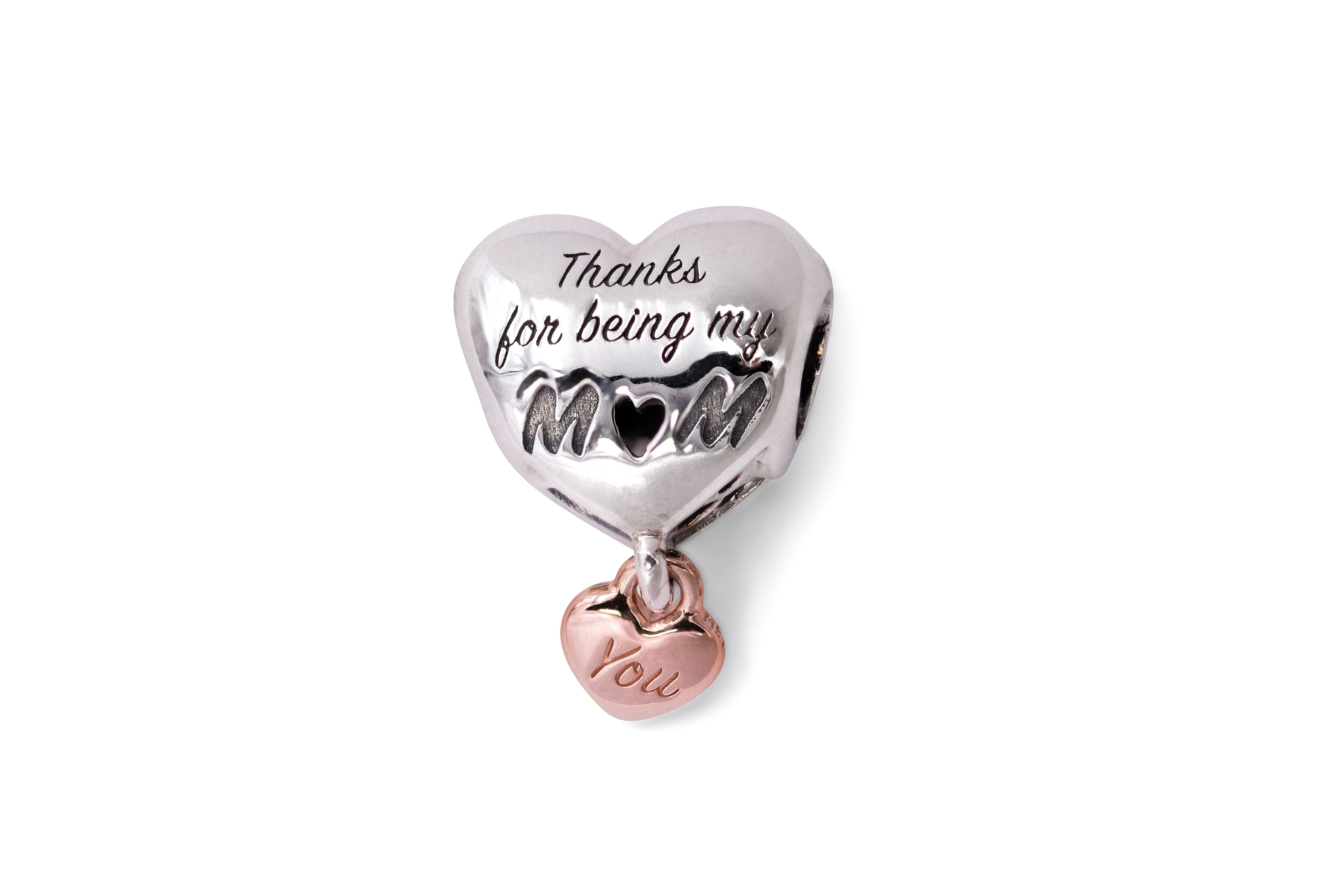 Pandora - Love You Mom Heart Charm - 788830C00