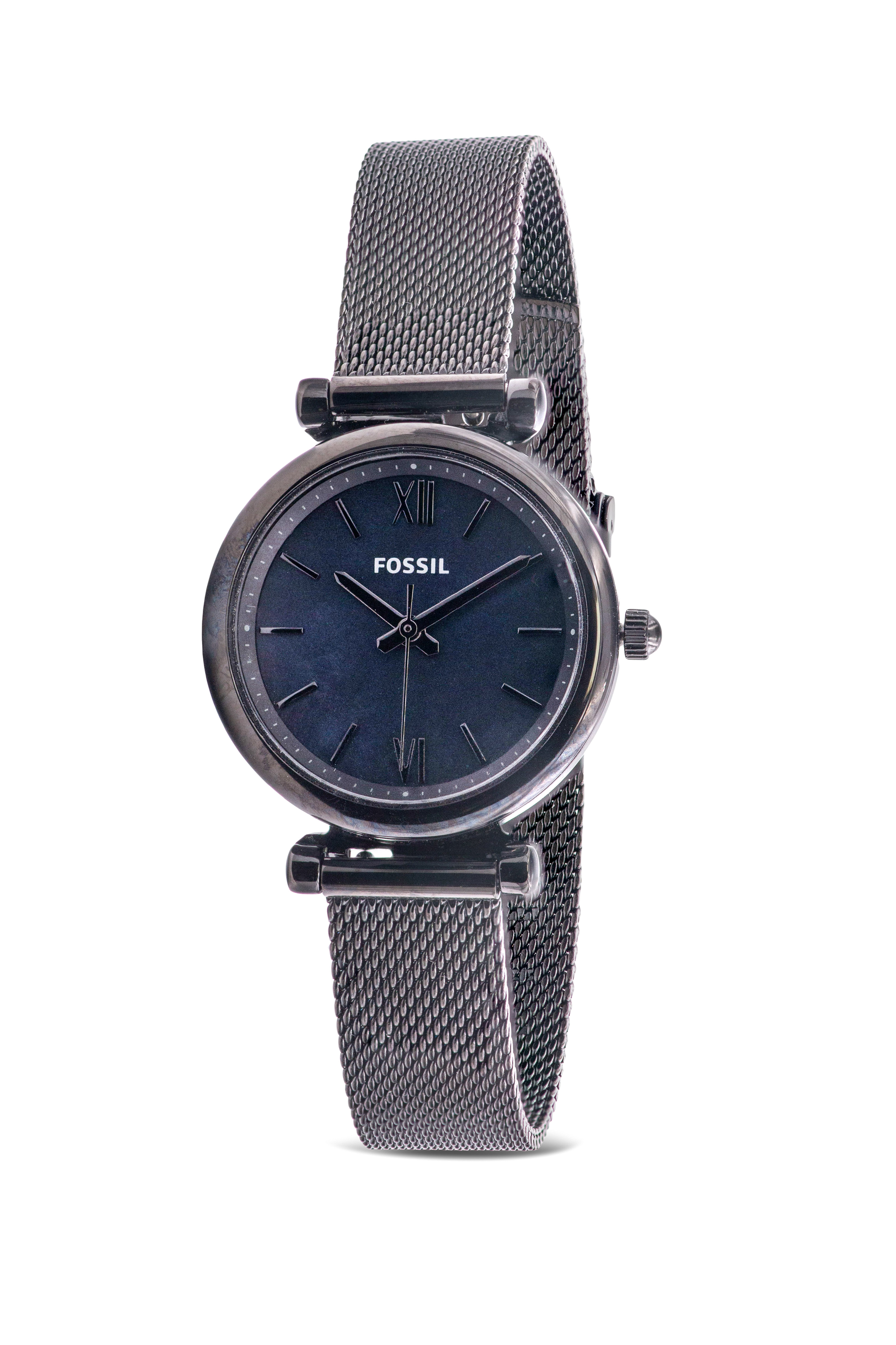 Fossil Carlie Mini Black Stainless 