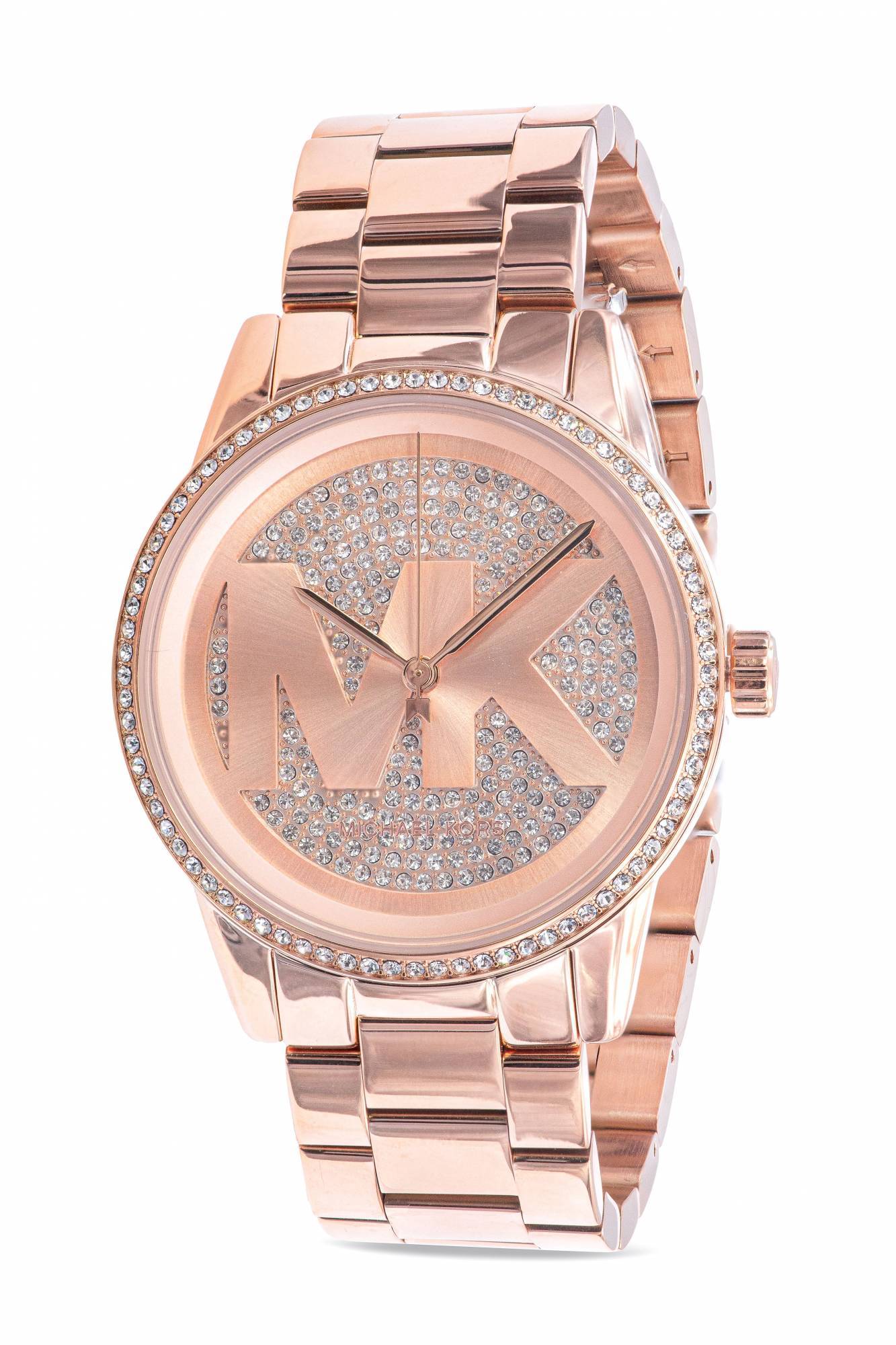 Michael Kors Ritz Rose Gold-Tone Crystal Ladies Watch MK6863