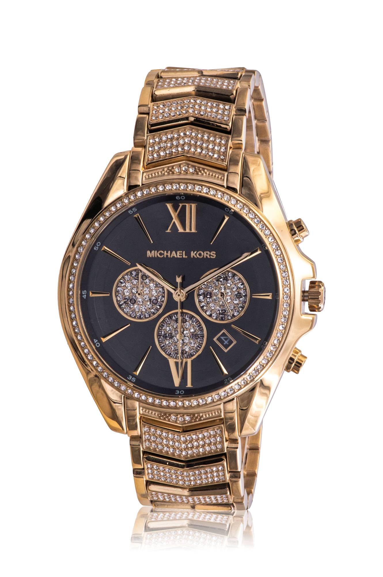 Michael Kors Whitney Chronograph Gold-Tone Ladies Watch