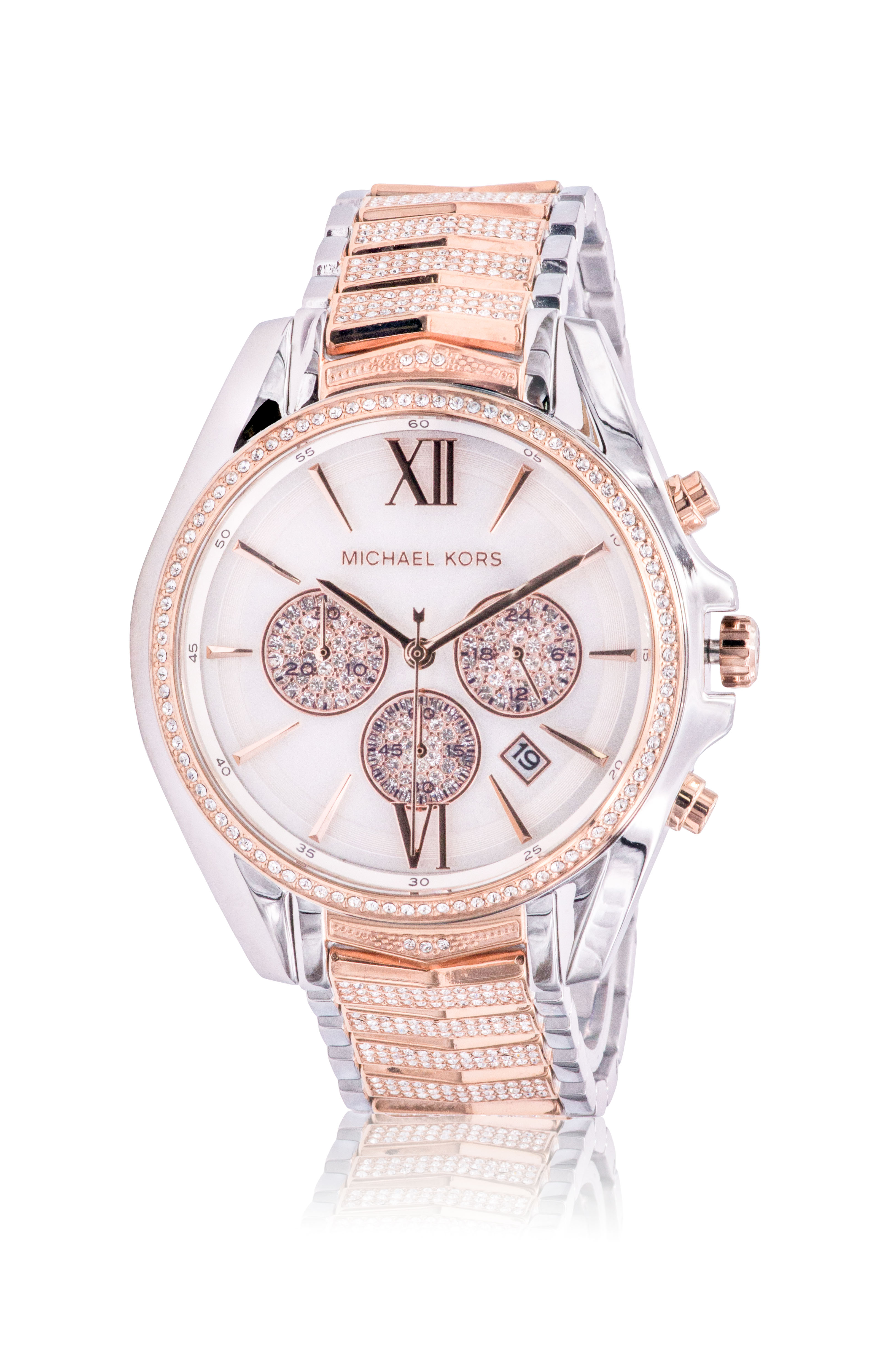 Michael Kors Whitney Chronograph Two-Tone Ladies Watch MK7225