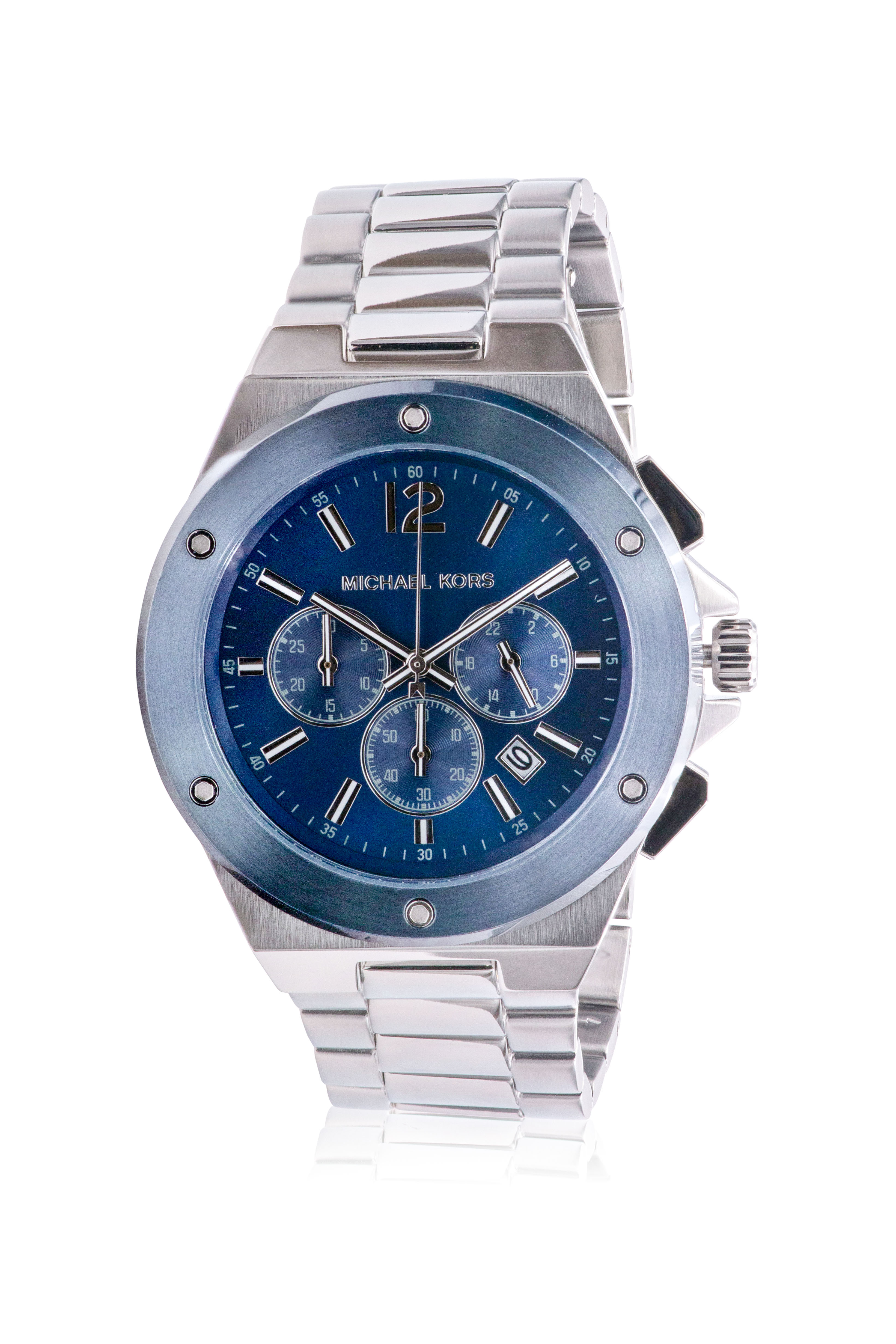 Michael Kors Lennox Chronograph Stainless Jacob Mens Inc - Time Watch MK8938 Steel