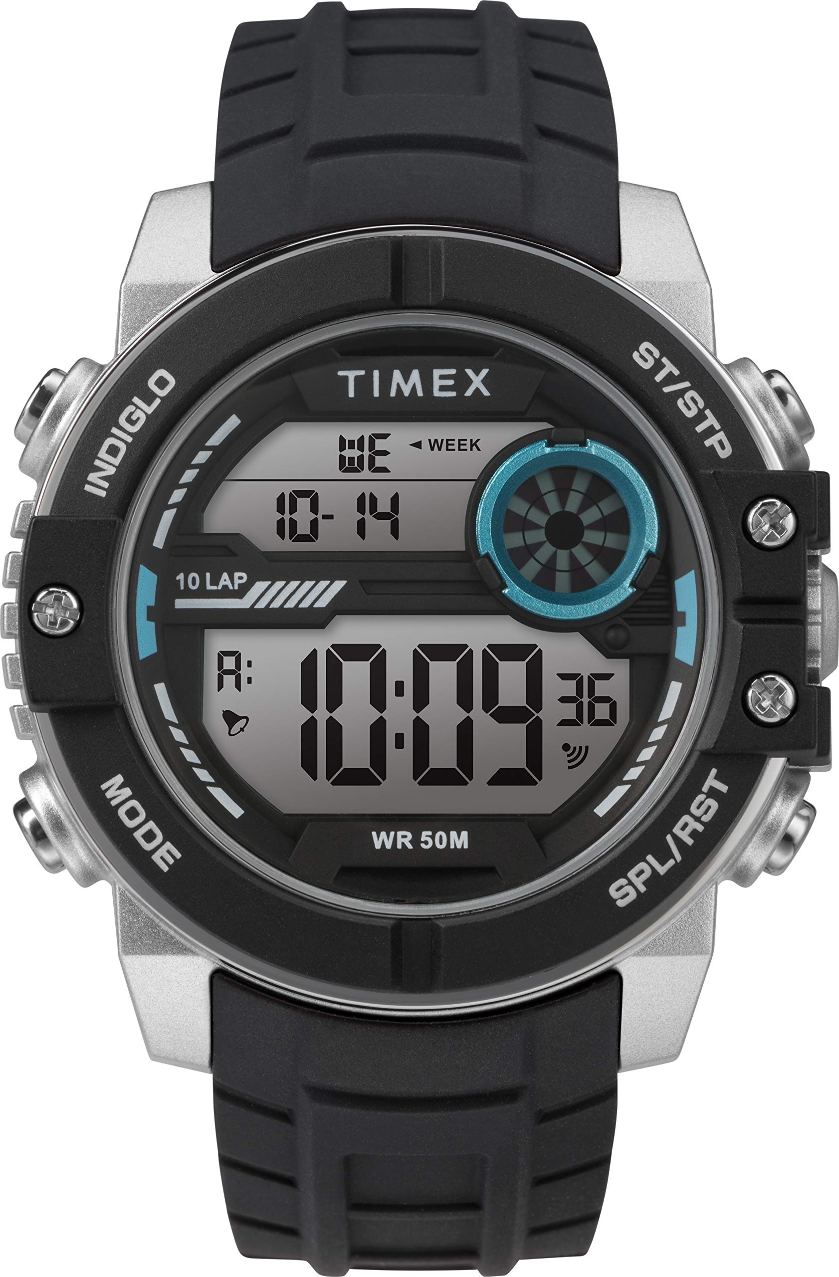 Timex Mens DGTL Sphere Chrono Silicone Watch TW5M34600 - Jacob Time Inc