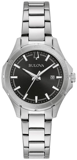 Bulova Sport Classic Stainless Steel Ladies Watch 96M161 