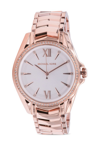 Michael Kors Whitney Rose Gold-Tone Crystal Ladies Watch MK6694