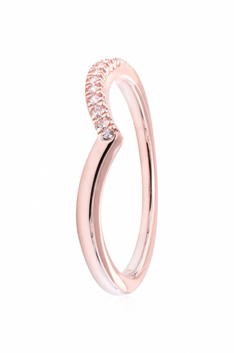 [ PANDORUMJEWELRY] リング ★ Pandora Sparkling Pink Bow Ring | REEDS Jewelers