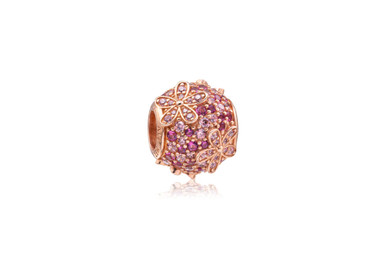PANDORA Pink Pave‘ Daisy Flower PANDORA Pink Pave Daisy Flower Charm 788797C01 - Jacob Time Inc