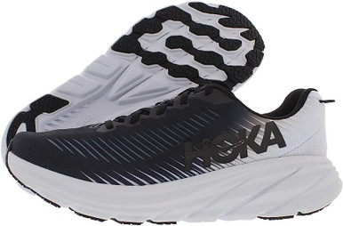 Hoka one one Men\'s rincon 2 Black and White Athletic Shoes size 11.5 Size 11.5 - Hoka One One HOKA Rincon 2 Black White for sale  main image 2
