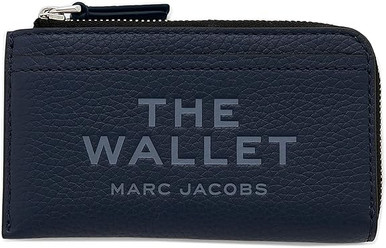 Marc Jacobs The Leather Top Zip Multi Wallet - Blue Sea