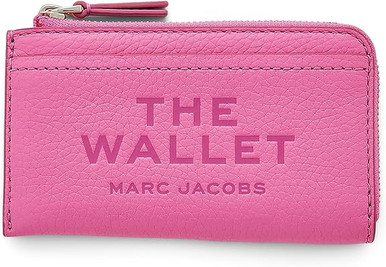 1か月のみ使用★美品 MARC JACOBS ピンク 財布 THE WALLET Marc Jacobs The Leather Top Zip Multi Wallet - Bow Pink