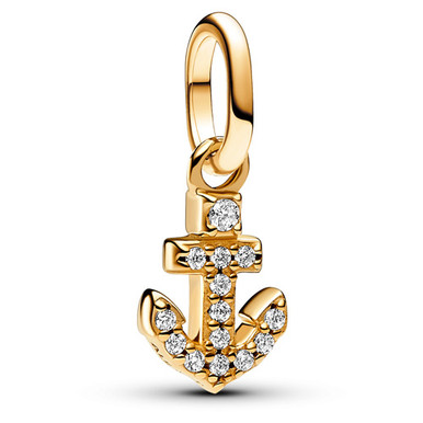 Pandora ME Anchor Mini Dangle Charm 14k gold plating 763369C01 - Jacob ...