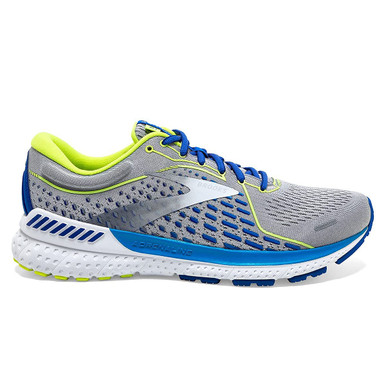 BROOKS RUNNING ADRENALINE GTS 21 MENS GRAY BLUE EUC Brooks MEN main image 4