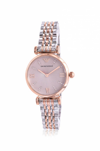 Emporio Armani Two-Tone Ladies Watch AR11223 - Jacob Time Inc