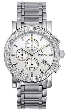 Bulova Chronograph Diamond Mens Watch 96E03 - Jacob Time Inc