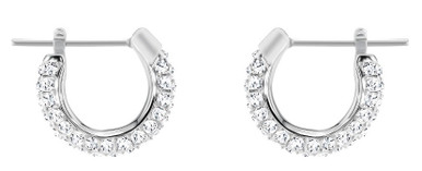 Swarovski Stone Pierced Hoop Earrings - 5446004 - Jacob Time Inc