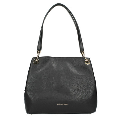 Michael Kors Raven Large Leather Shoulder Bag - Black - 30H6GRXE3L