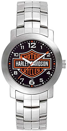 Harley-Davidson Bulova Bar & Shield Mens Watch 76A019  display picture 1