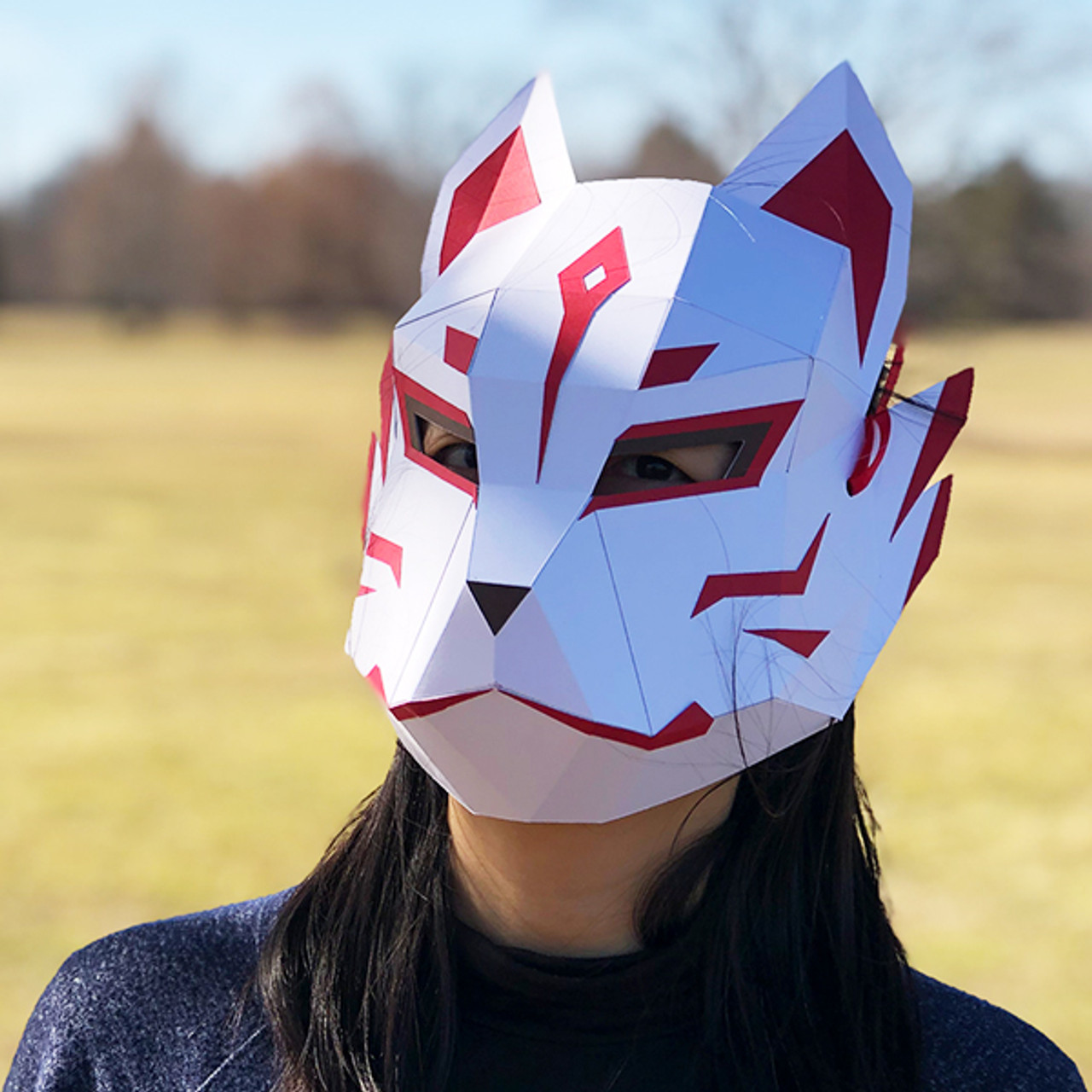 Korai no Kitsune Full Face Mask