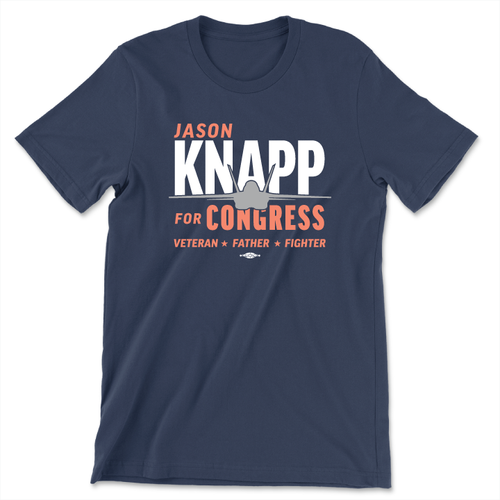 Jason Knapp - Coral (Unisex Navy Tee)