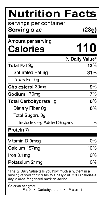 Henning's Garlic & Dill Cheddar Cheese