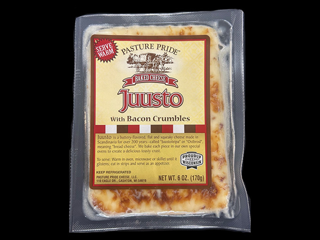 Pasture Pride - Juusto Baked Cheese with Bacon