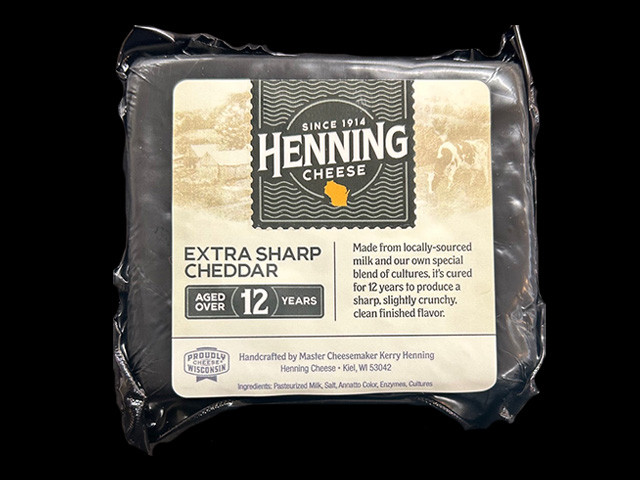 Henning's 12 year Extra Sharp Cheddar Cheese