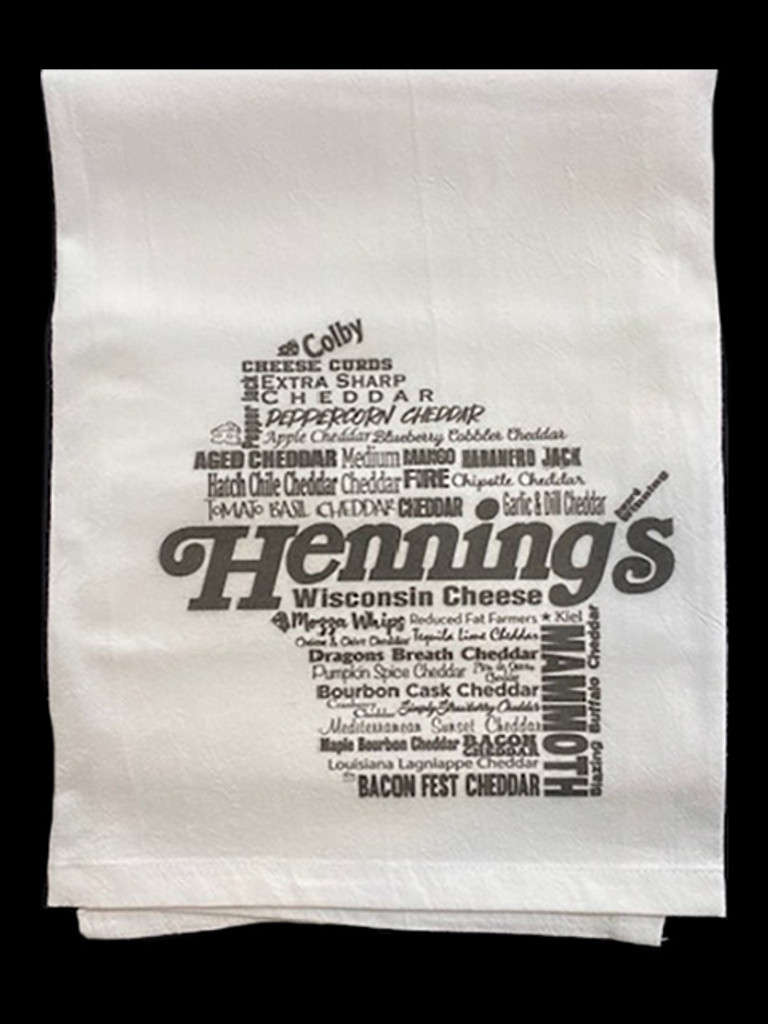 Henning's Cheese Tea Towel