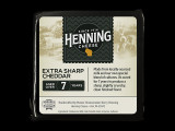 Henning's Extra Sharp 7 year Cheddar Cheese Henning's Extra Sharp 7 year Cheddar Cheese