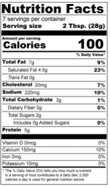 Henning's Wisconsin Cheese Pine River Aged Asiago Cheese Spread Small