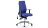 Onyx Ergo Posture Chair blue fabric meath