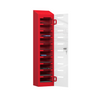 Pure 10 Compartment Phonesafe Plus Locker red meath