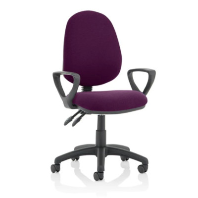 Eclipse Plus II Lever Task Operator Chair tansy purple meath