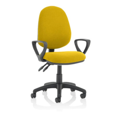 Eclipse Plus II Lever Task Operator Chair senna yellow meath