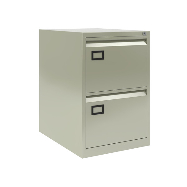 Bisley AOC2 2 Drawer Filing Cabinet