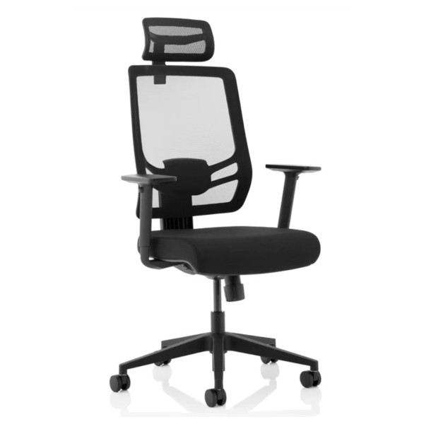 Ergo Twist High Mesh Back Task Operator Office Chair with Arms meath