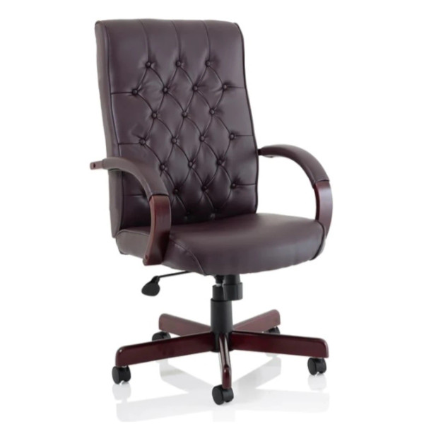 Chesterfield High Back Leather Executive Office Chair meath