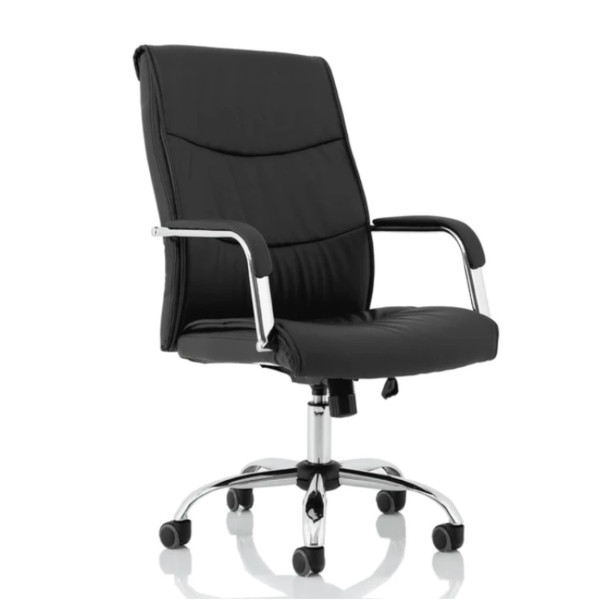 Carter High Back Black Leather Executive Office Chair meath