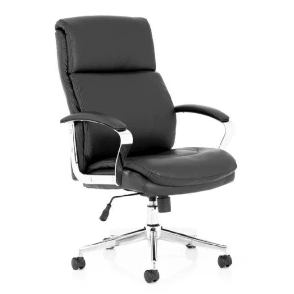 Tunis High Back Executive Black Leather Office Chair meath