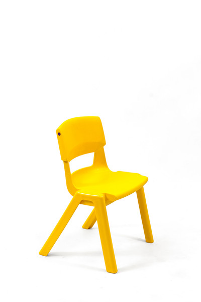 Postura + One Piece Chair, Size 2 Yellow